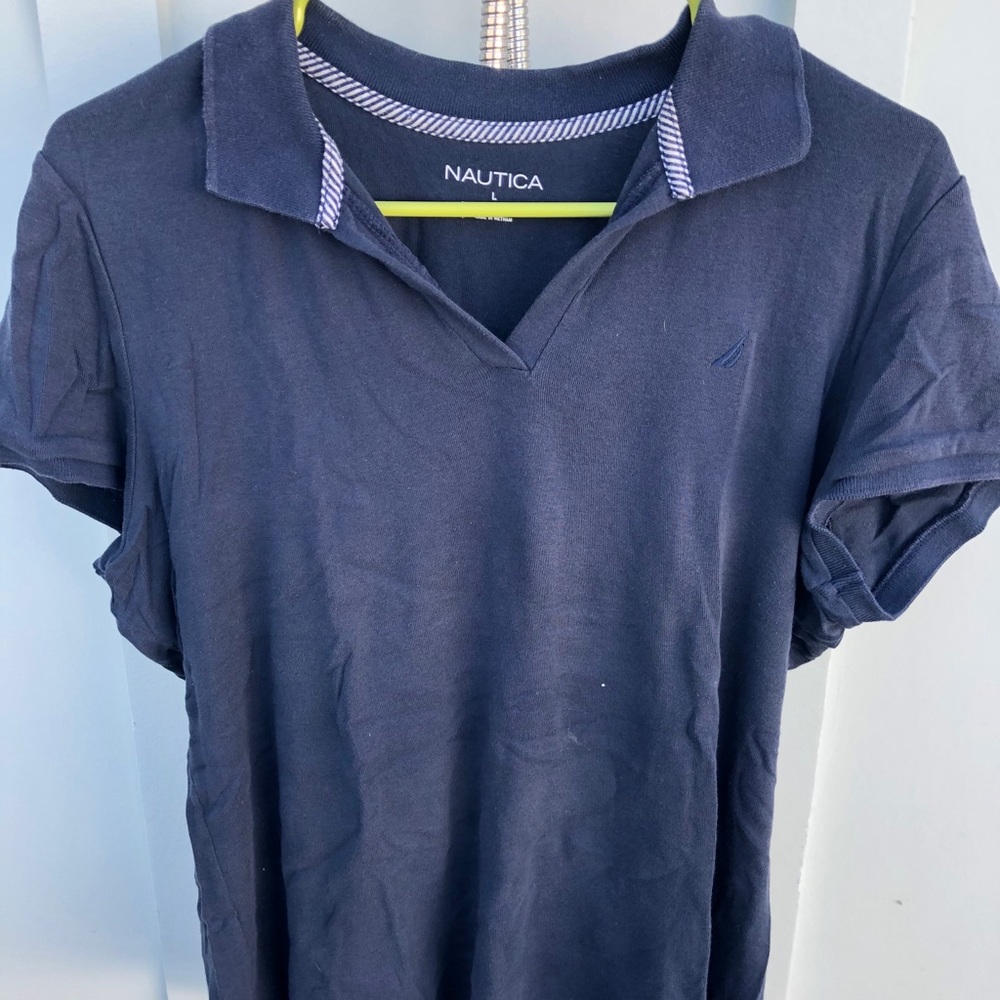 Nautica Blue Polo Shirt